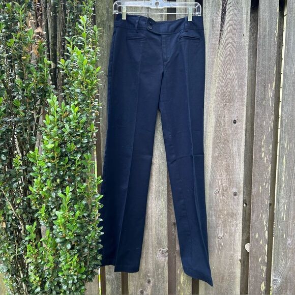Nanette Lepore Navy Pants Trousers Size 4 - Picture 1 of 8